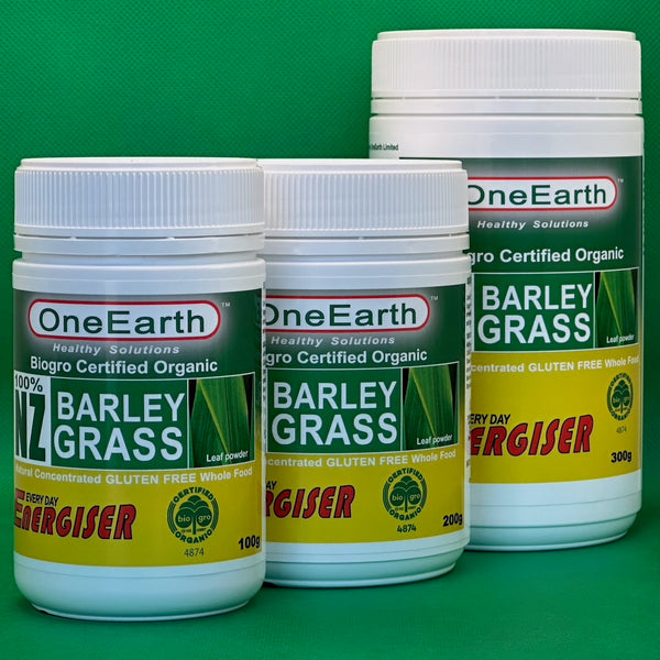 Nz Barley Grass Powder Biogro Certified Organic Oneearth Nz 8074