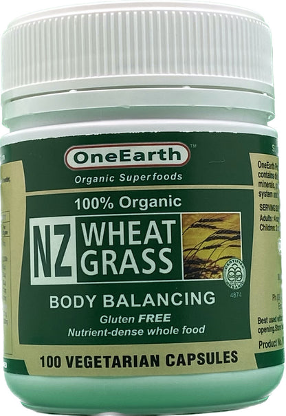 NZ Wheat Grass 100 Capsules