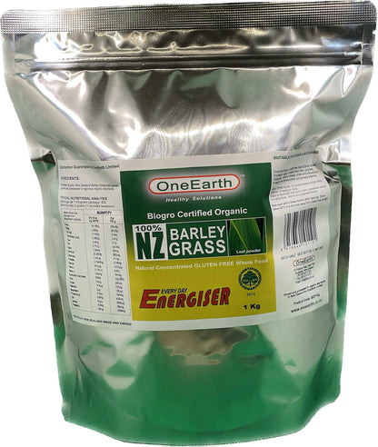 NZ Barley Grass Powder (BioGro Certified Organic)